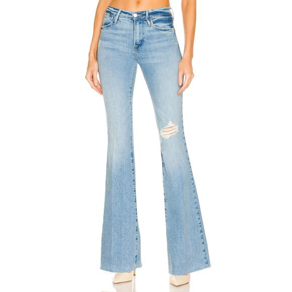 Frame Le High Flare Destructed - Picture 2 of 10